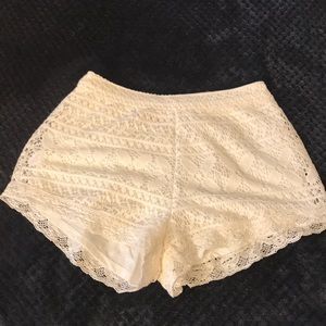 Lace shorts